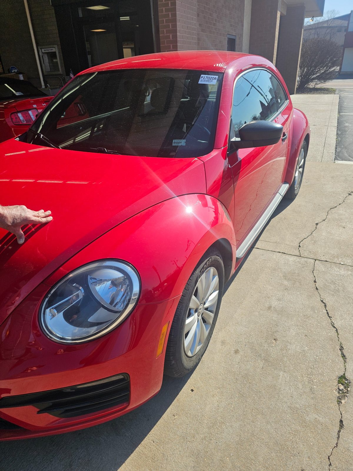 Volkswagen Beetle windshield replacement by Auto Glass Xpress in St. Louis Missouri